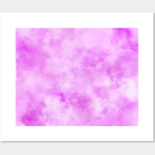 Abstract Pink Watercolor Posters and Art